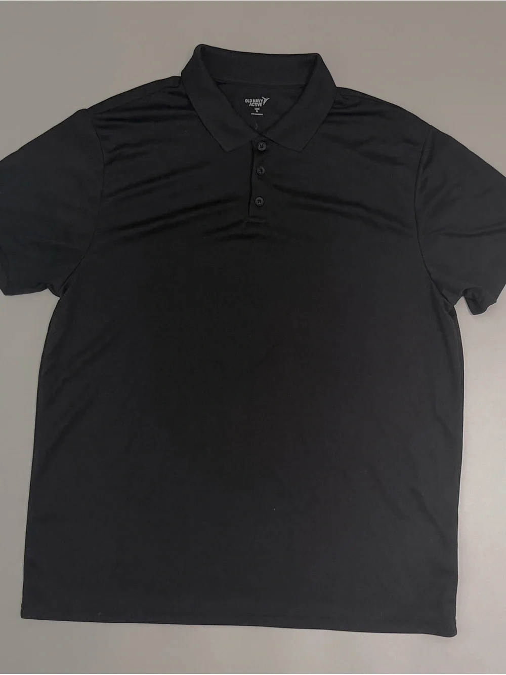 Old Navy Active Core Men’s Black Polo Short Shirt